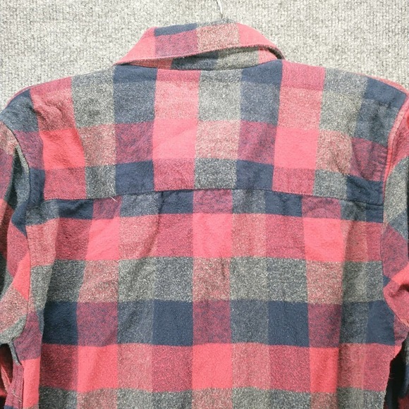 Tallwoods Bruno Milano Men's Flannel Button-Up Shirt Multi Small Check Cotton - Picture 6 of 13